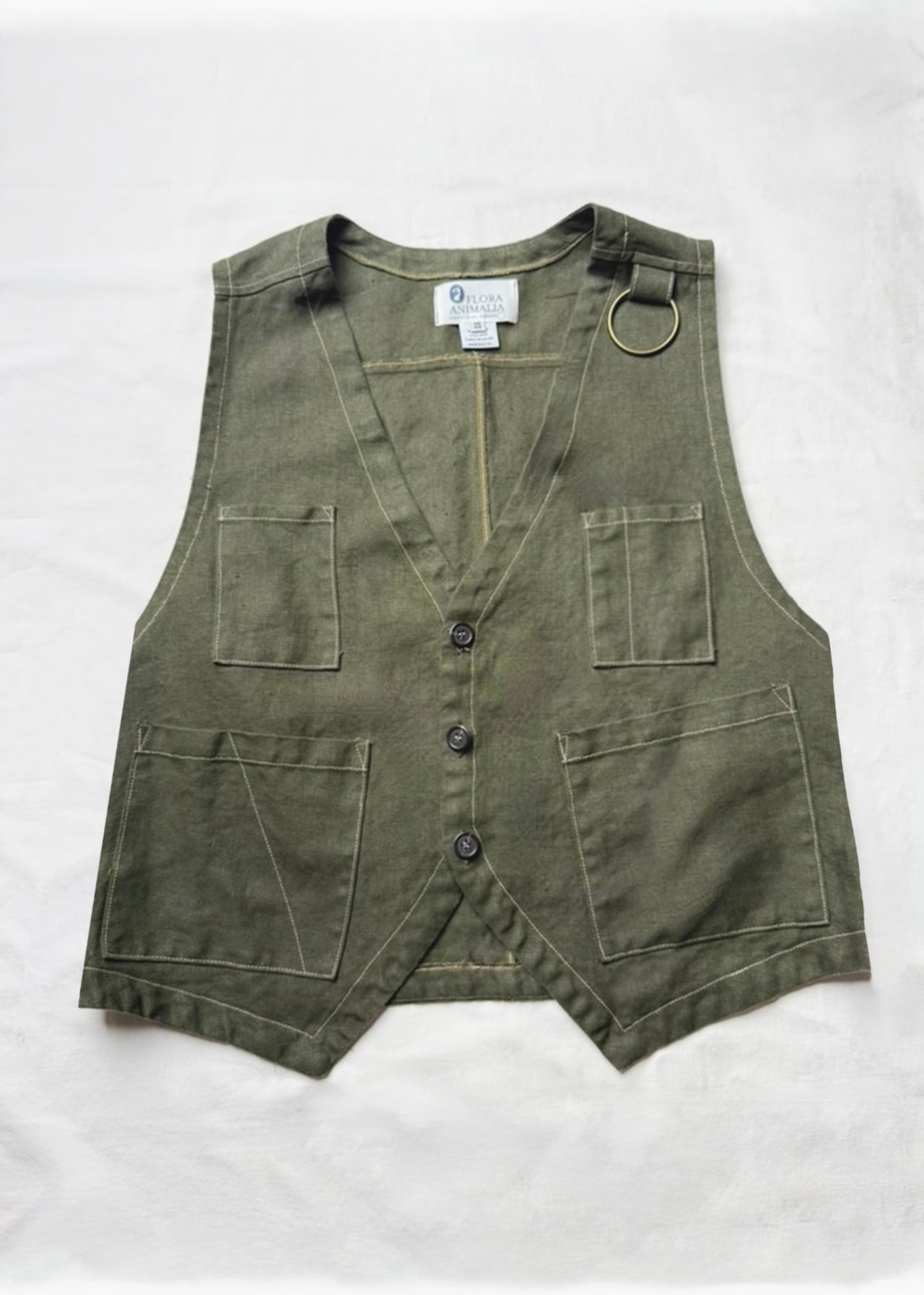New Worker's Vest - Linen