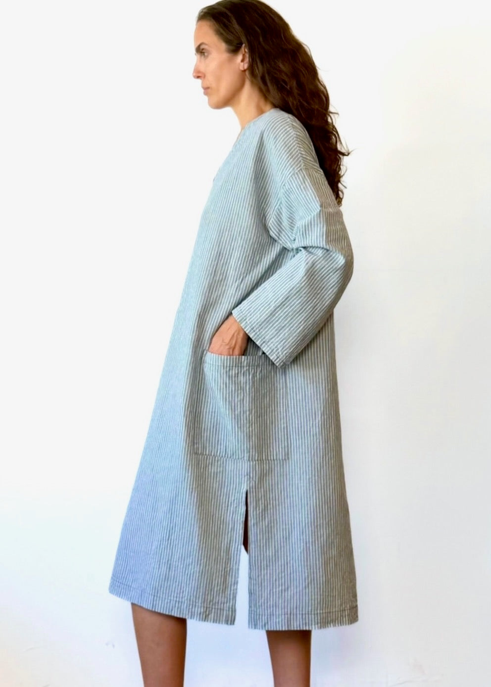 Striped Cotton Lanatus Dress