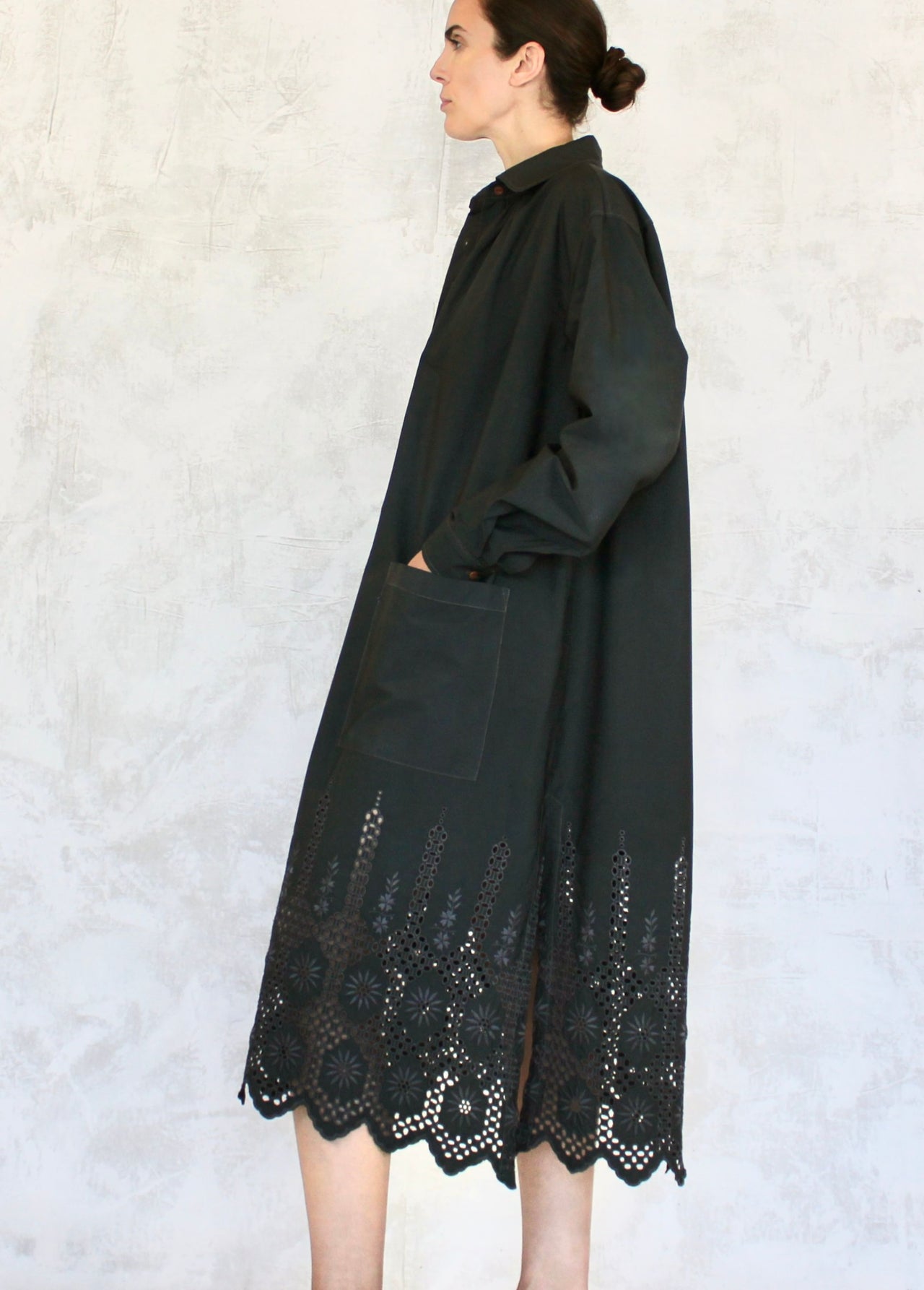 Eyelet Poplin Agnes Dress