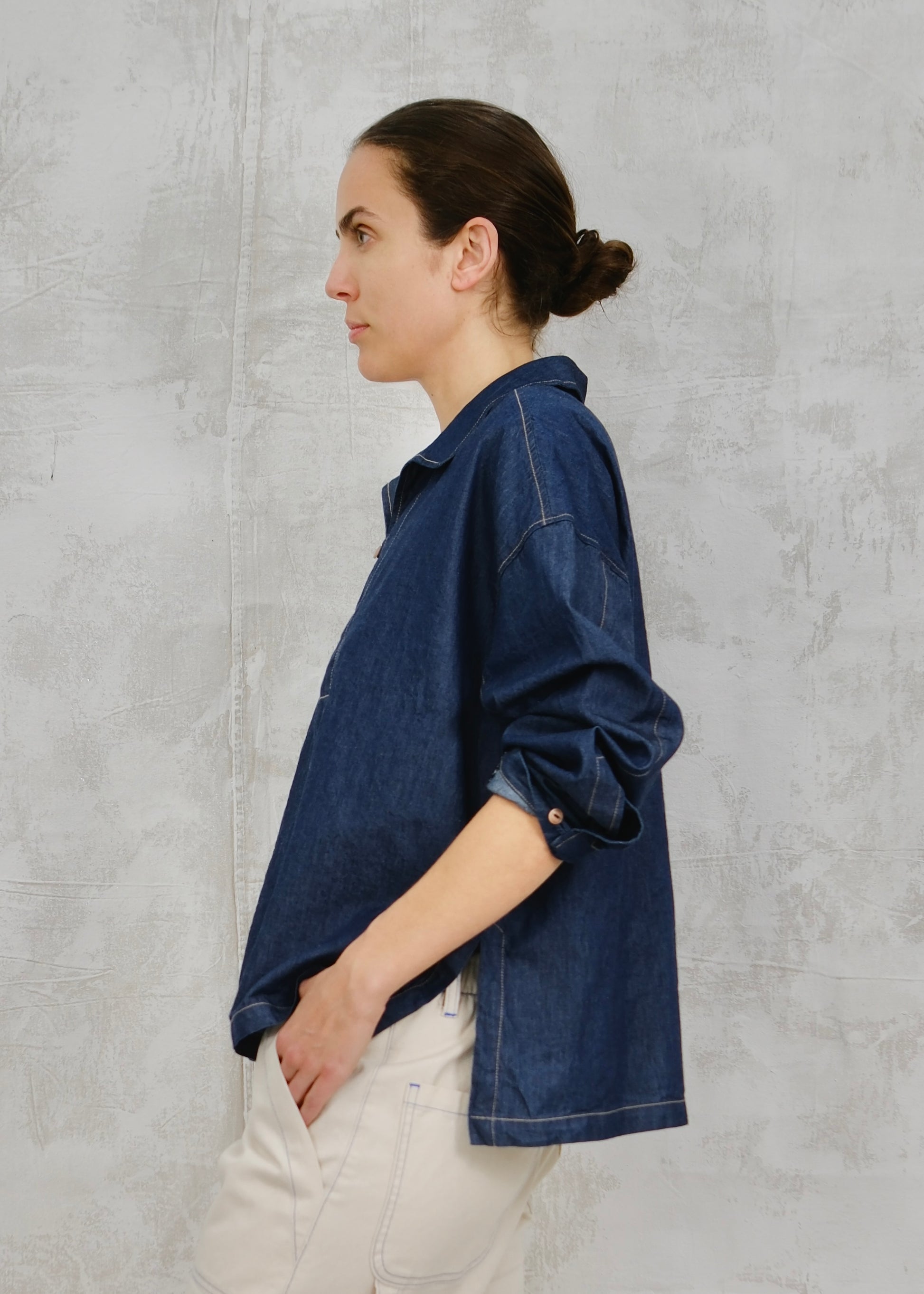 denim popover top side