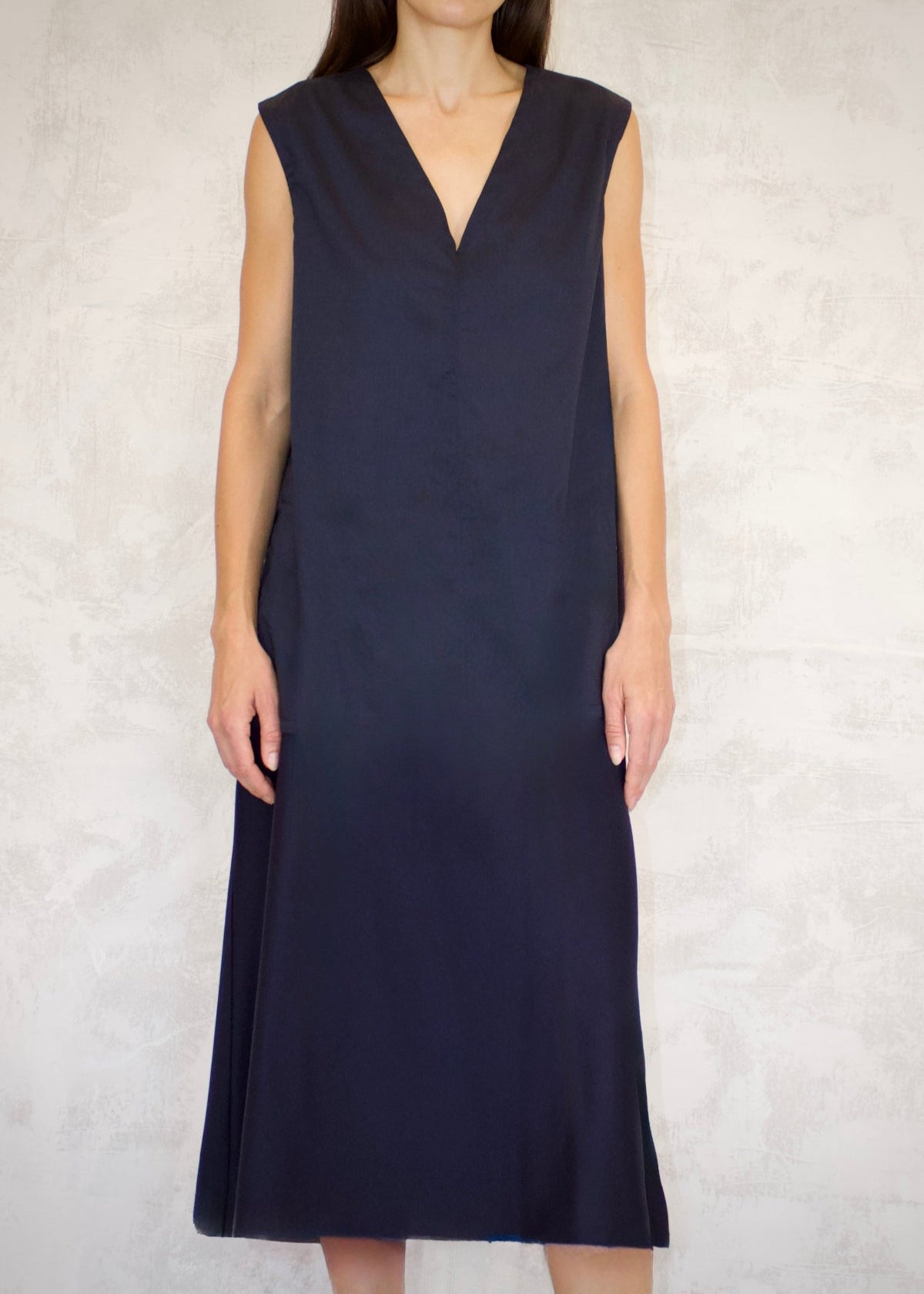 Indigo Sheath Slip front