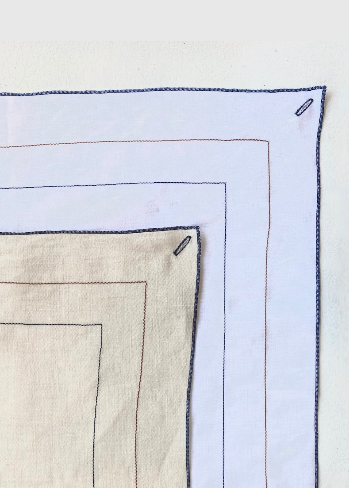 tea towel corner detail