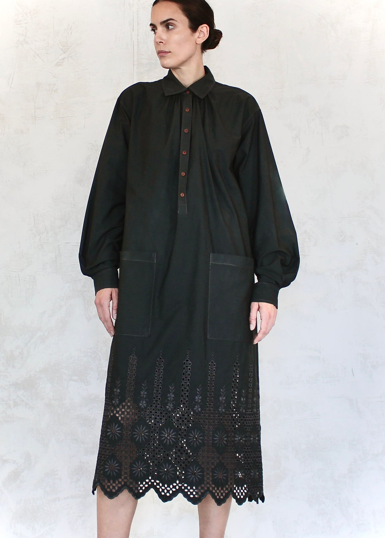 Eyelet Poplin Agnes Dress
