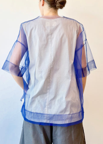 Short Sleeve Tulle Tee