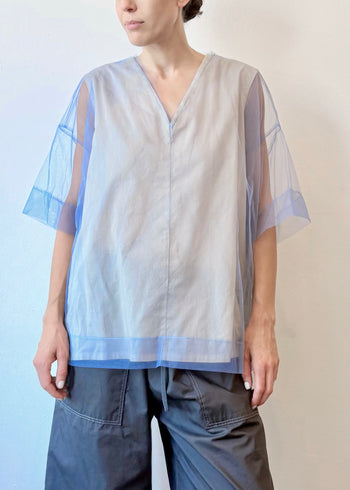 Short Sleeve Tulle Tee