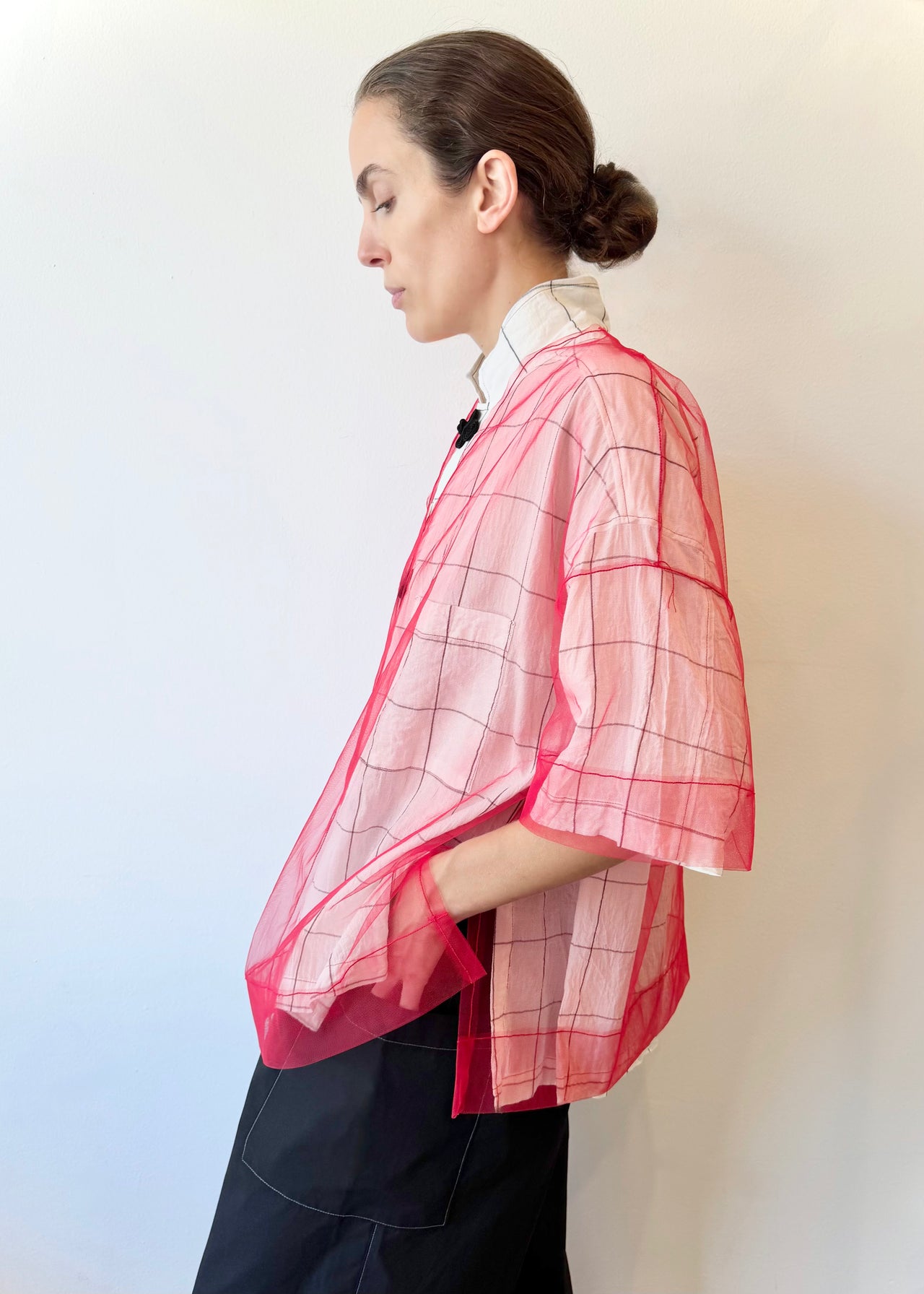 Short Sleeve Tulle Tee