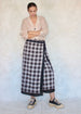 Plaid Reversible Wrap Skirt