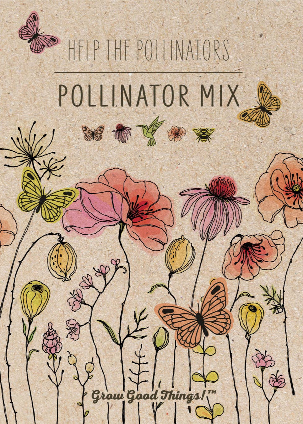 Pollinator Mix Seeds package