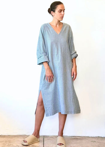 Striped Cotton Lanatus Dress