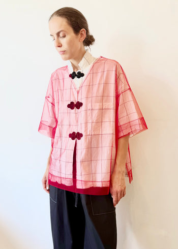 Short Sleeve Tulle Tee