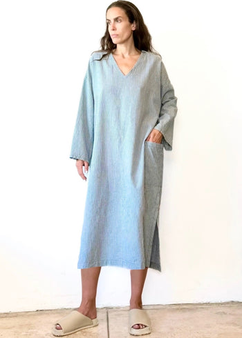 Striped Cotton Lanatus Dress
