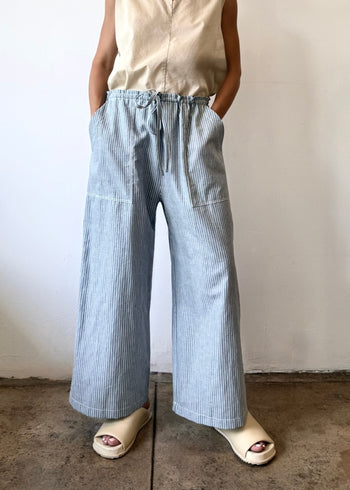 Striped Cotton Picker's Pant