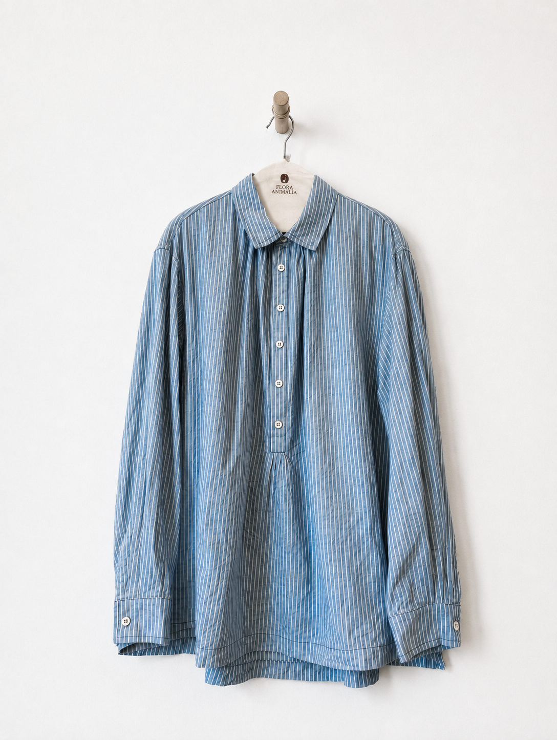 Blue Striped Agnes Shirt