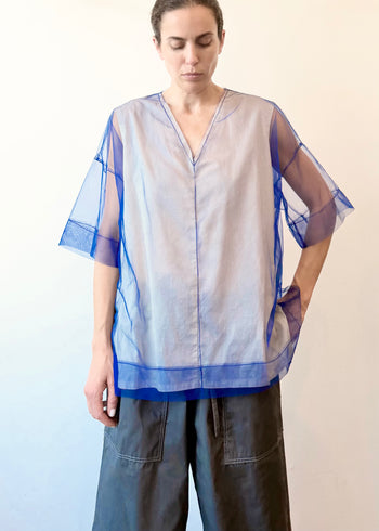 Short Sleeve Tulle Tee