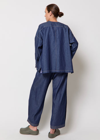 The Divine Indigo Worker's Shirt