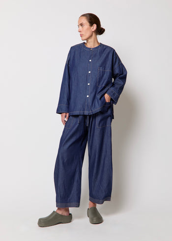 The Divine Indigo Worker's Shirt
