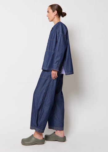 The Divine Indigo Worker's Shirt
