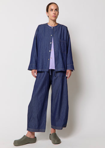 The Divine Indigo Worker's Shirt