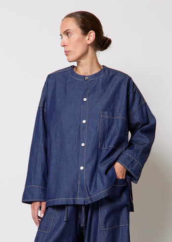 The Divine Indigo Worker's Shirt