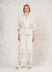Long Sleeve Artist Shirt Cotton Eyelet
