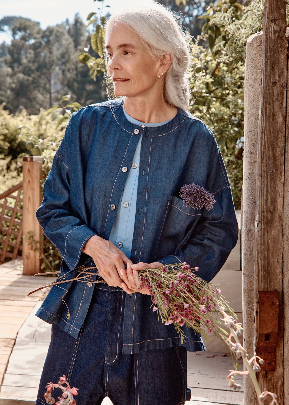 The Divine Indigo Worker's Shirt