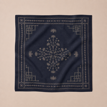 The Divine Deco Denim Napkin Set of 4