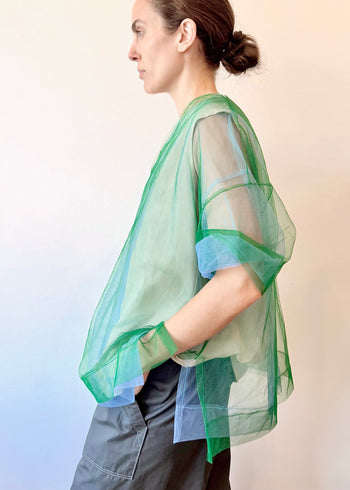 Short Sleeve Tulle Tee