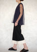 indigo tulle harvest top side view