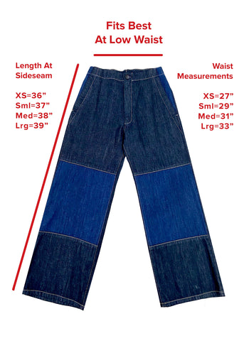 Denim Artist's Pant