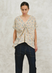 Floral Pullstring Harvest Top
