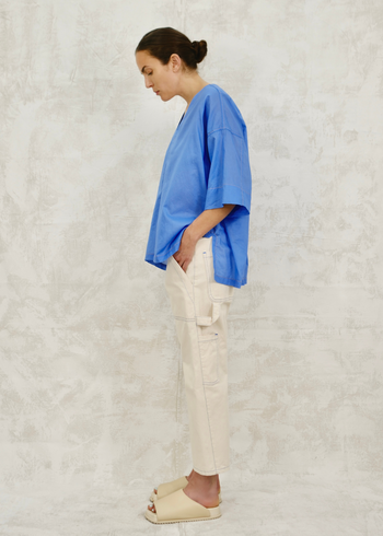 Pullstring harvest top blue side