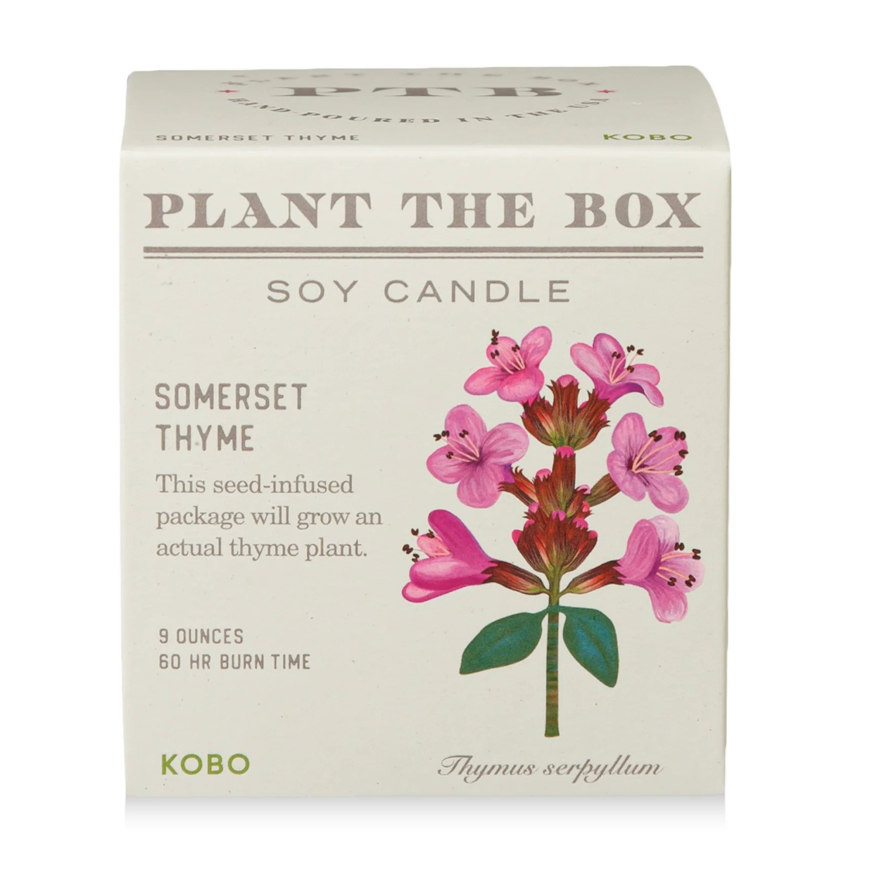 Somerset Thyme - Plant the Box Soy Candle 9oz