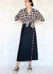 Plaid Reversible Wrap Skirt