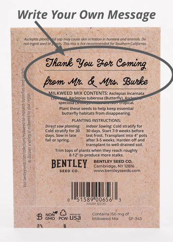 save the butterflies seeds rear package