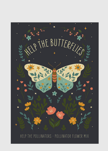 Help Butterflies Help Pollinators - Wildflower Seed Packets