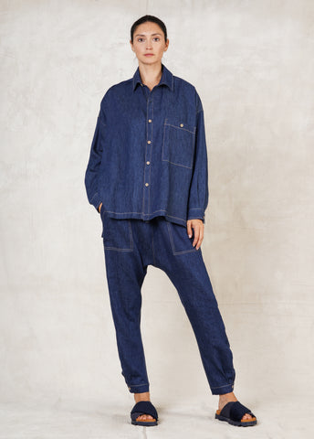 Denim New Gatherer's Shirt | FLORA ANIMALIA