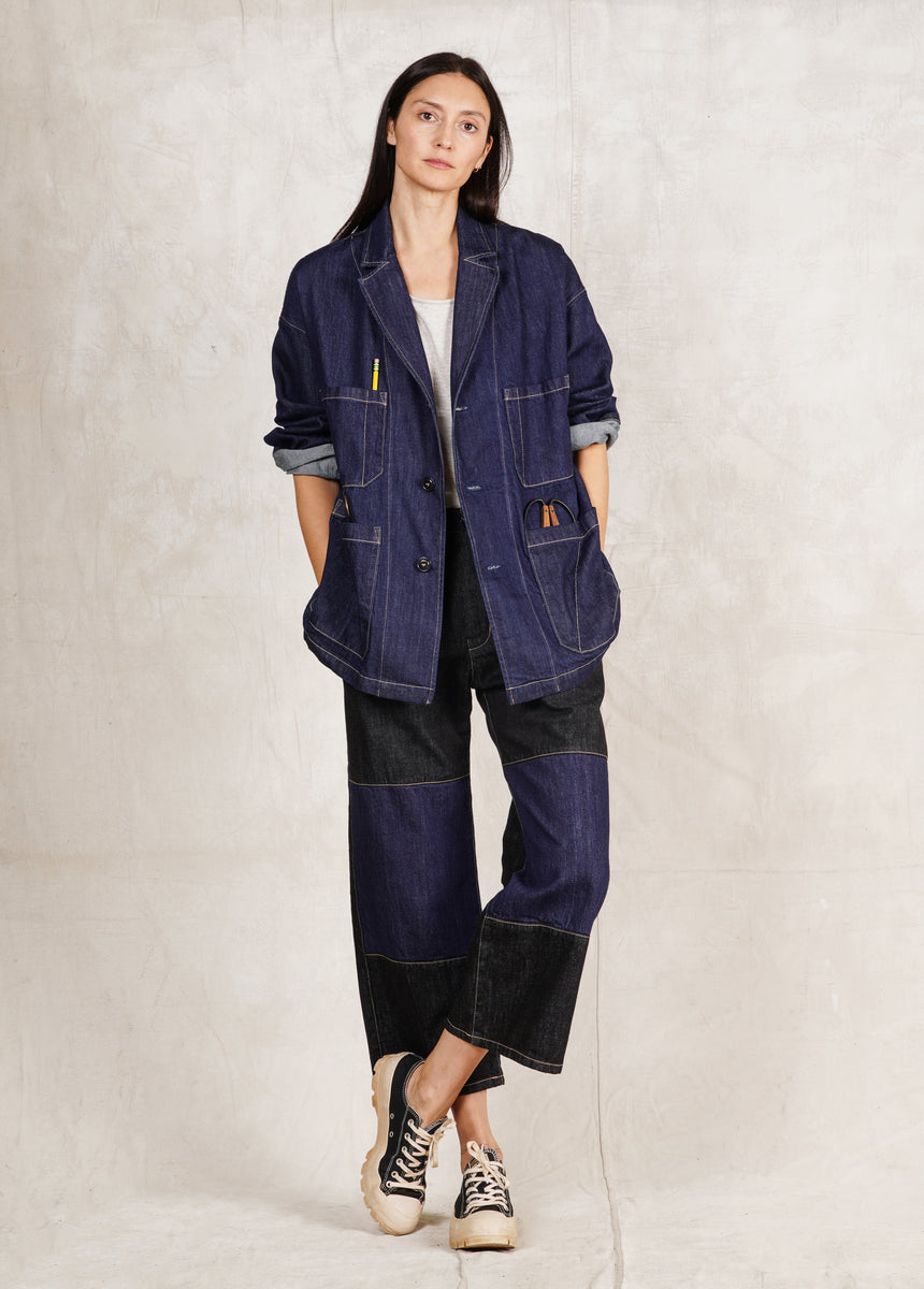 Denim New Worker's Jacket | FLORA ANIMALIA