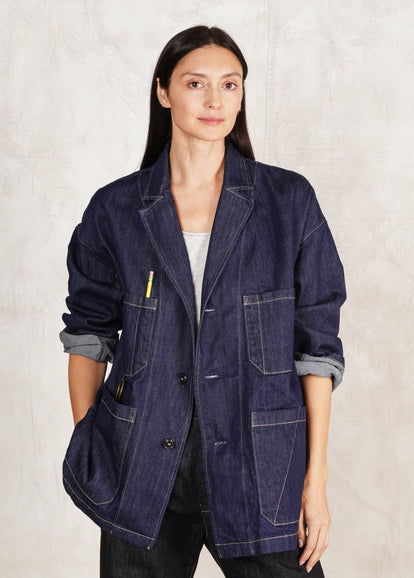 Denim New Worker's Jacket | FLORA ANIMALIA