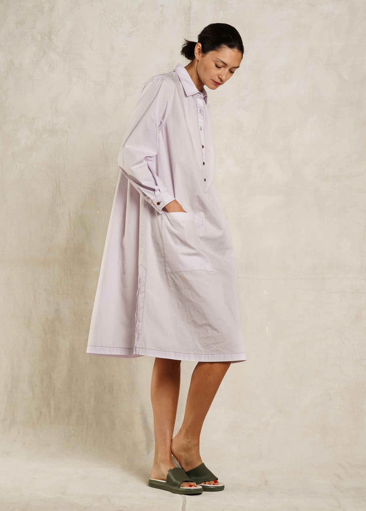 Cotton Poplin Agnes Dress