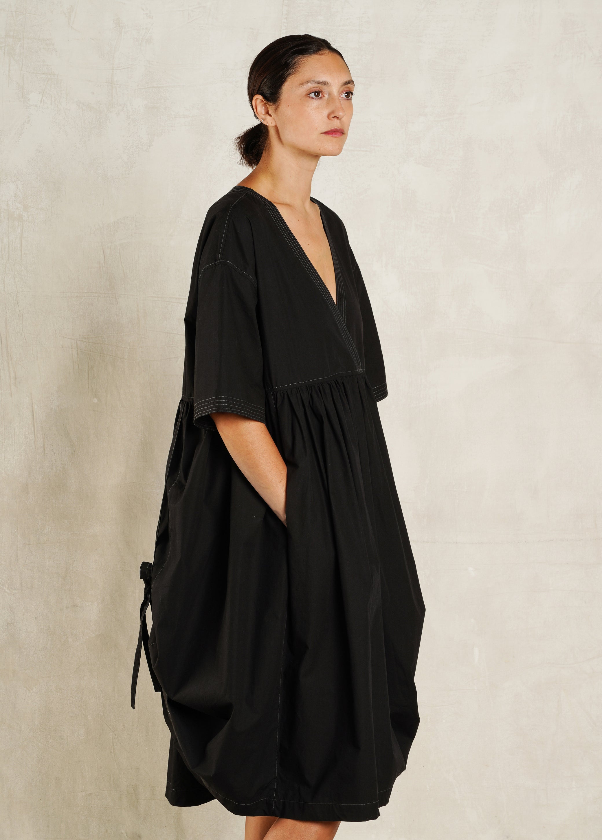 cotton gardening dresses Garden Dress | Puff Sleeve Cotton Dress