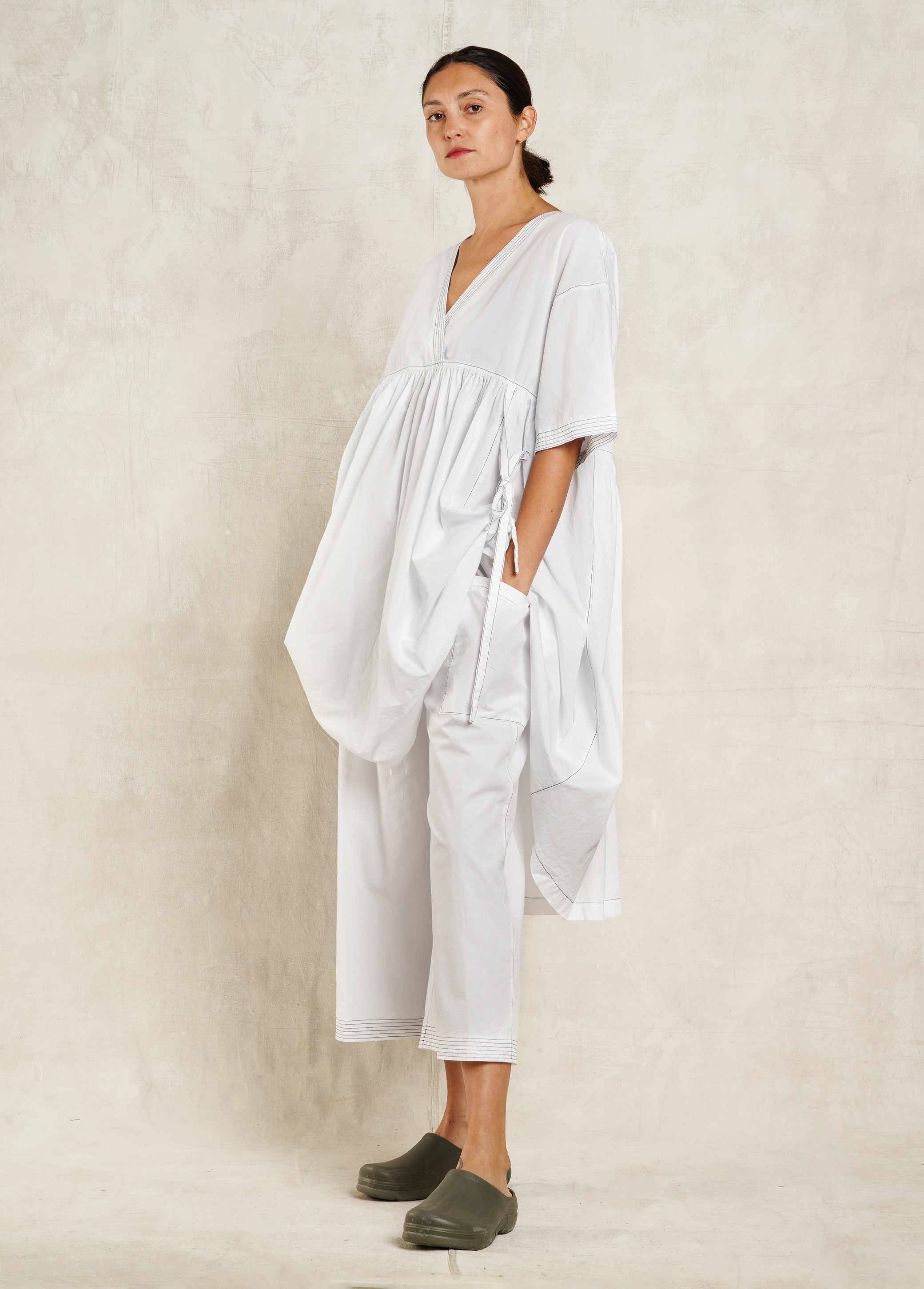 Poplin Cotton Garden Dress - FLORA ANIMALIA Poplin Cotton Garden Dress - FLORA ANIMALIA