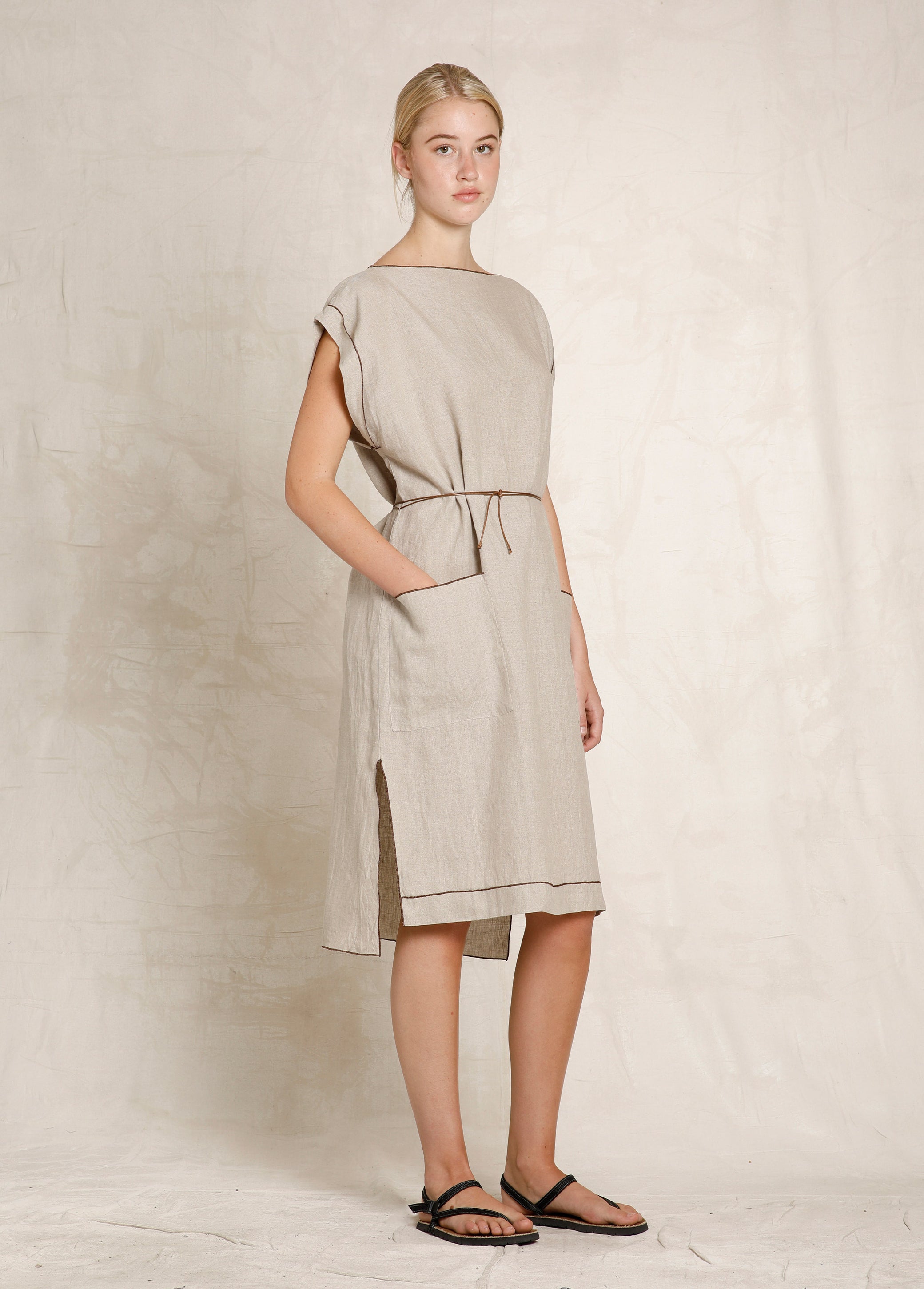 Linen Farmers Market Dress