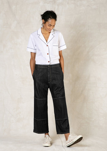 Denim Artist's Pant