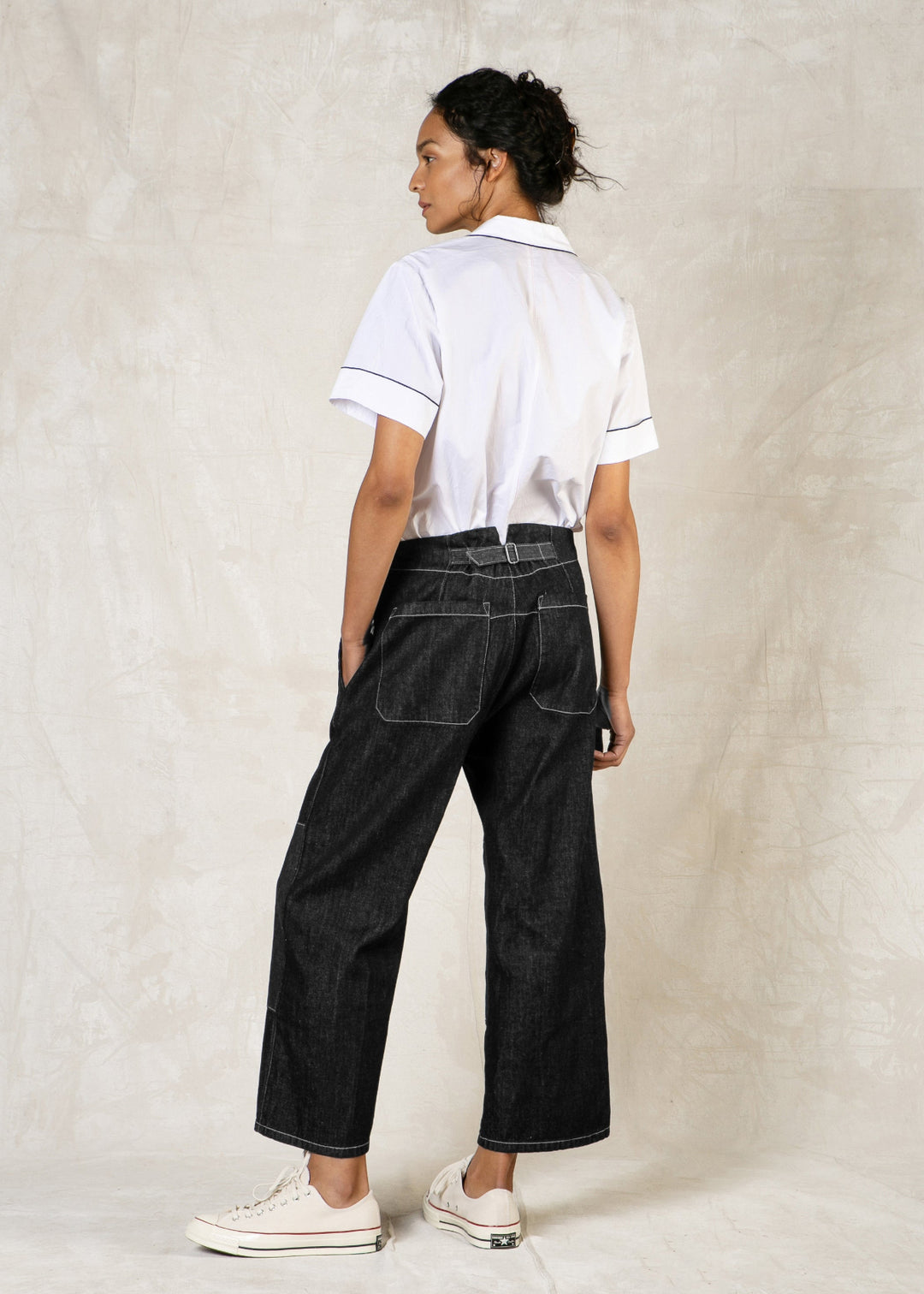 Dark Denim Flora Pant